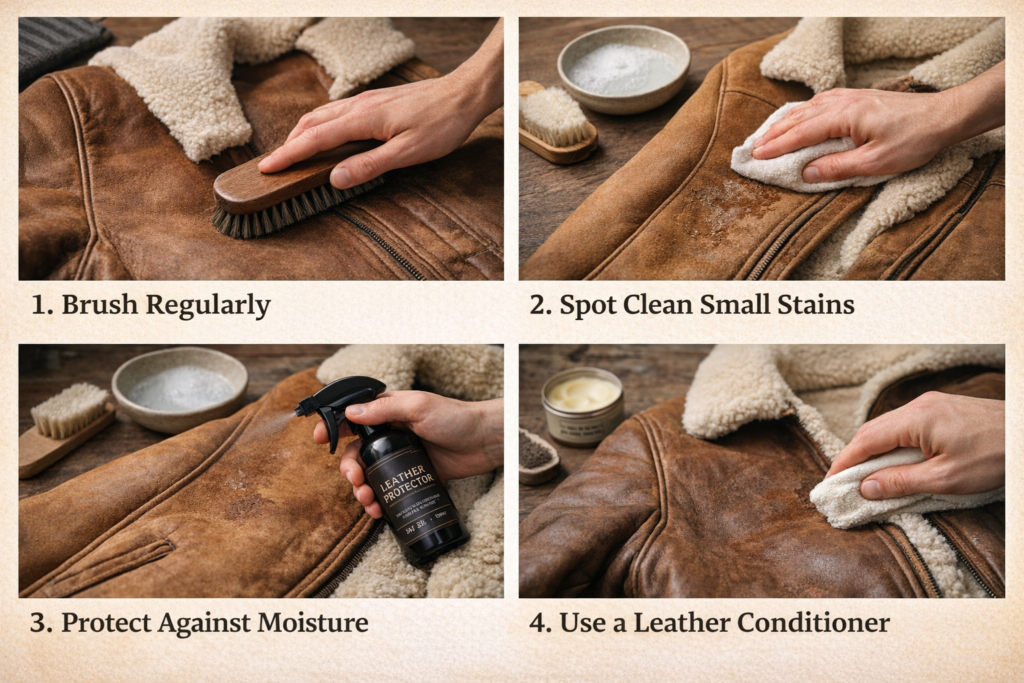 Maintenance of Shearling Jacket