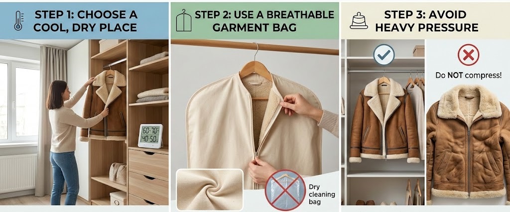 How to Store Your Shearling Jackets