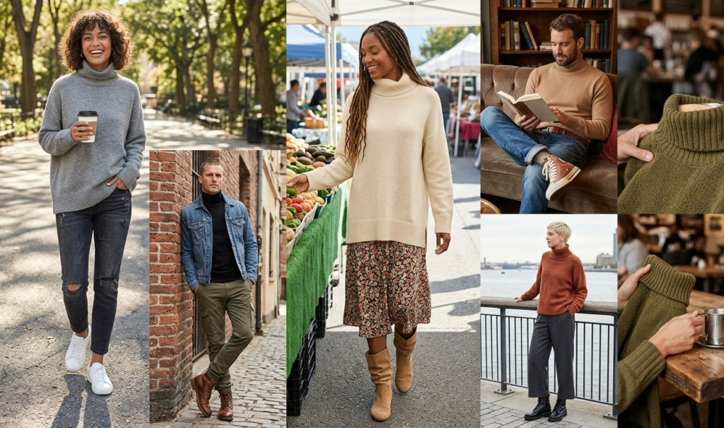 Turtlenec Sweaters Perfect for Casual Days