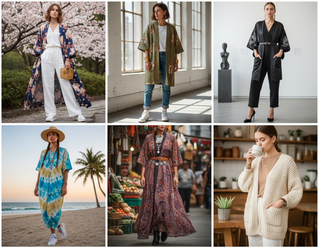 Kimono Style Cardigan