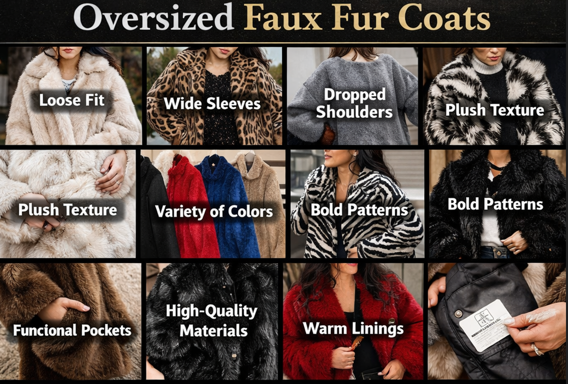 Oversized FauxFur Coats