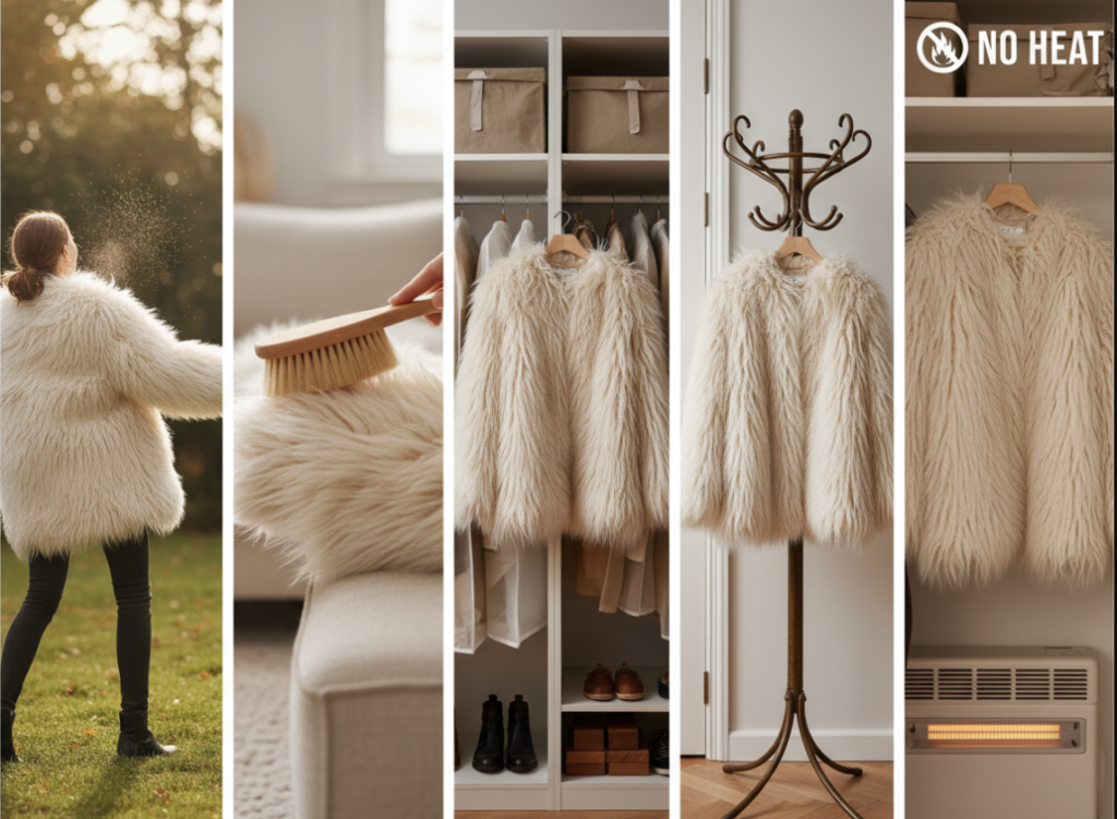 Regular Care for Oversized Faux Fur Coats