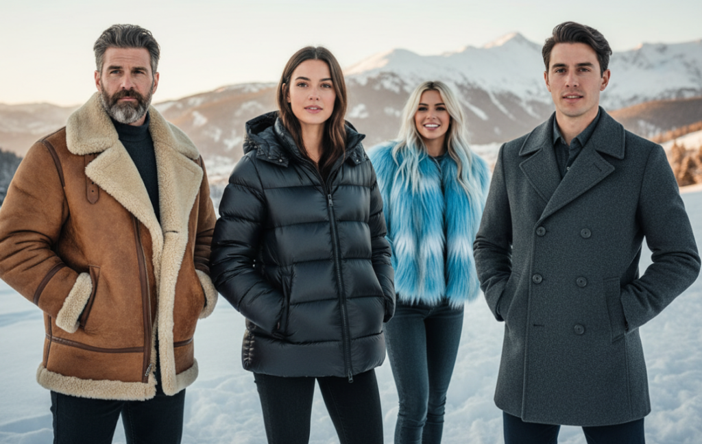 Shearling Jacket  vs. Other Winter Jackets