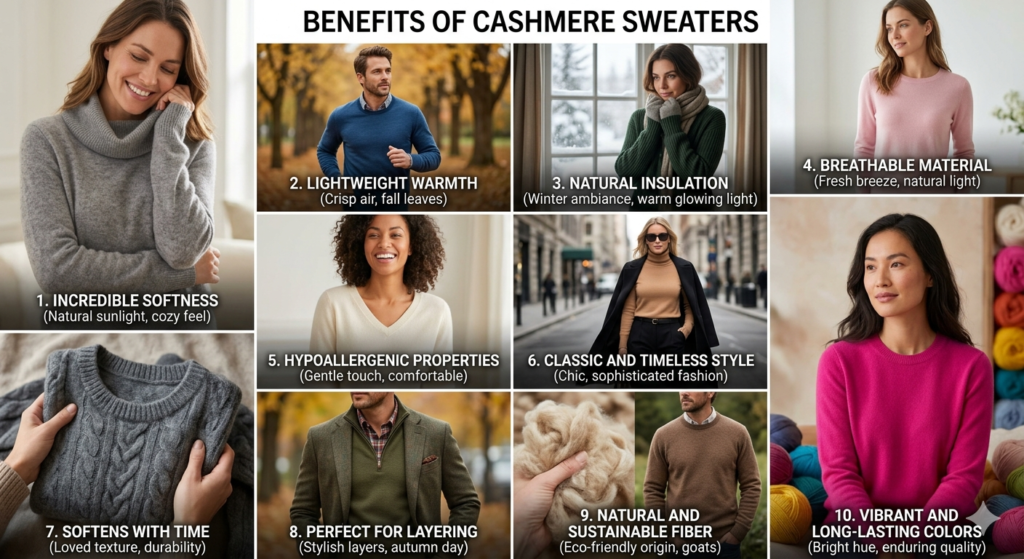 Benefits of Cashmere Sweaters