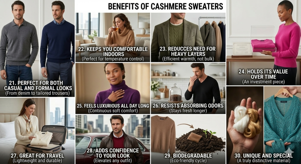 Benefits of Cashmere Sweaters