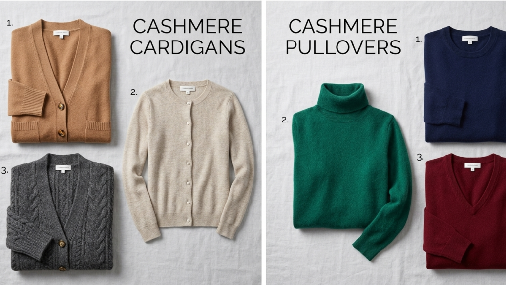 Cashmere Cardigans Vs Cashmere Pullovers