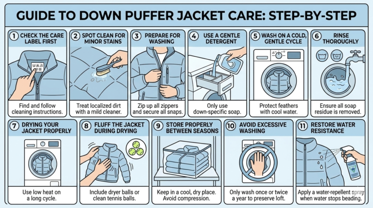 Care a Down Puffer Jacket