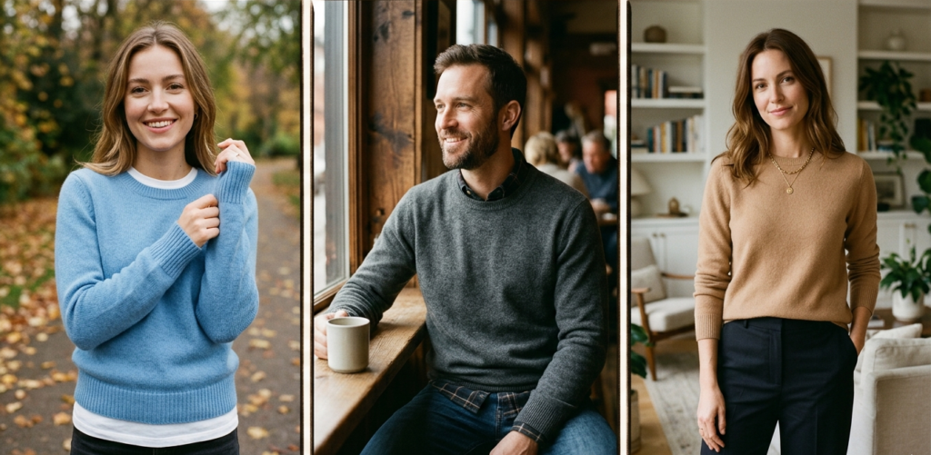 Crewneck Cashmere Sweaters