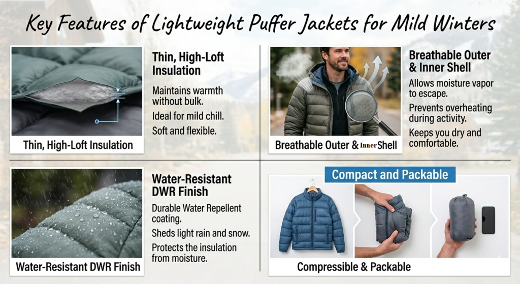 How to Style a Lightweight Puffer Jacket