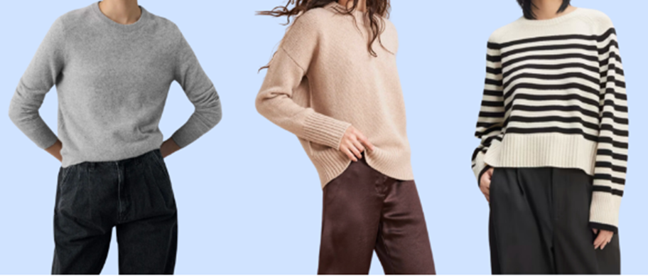 cashmere sweaters