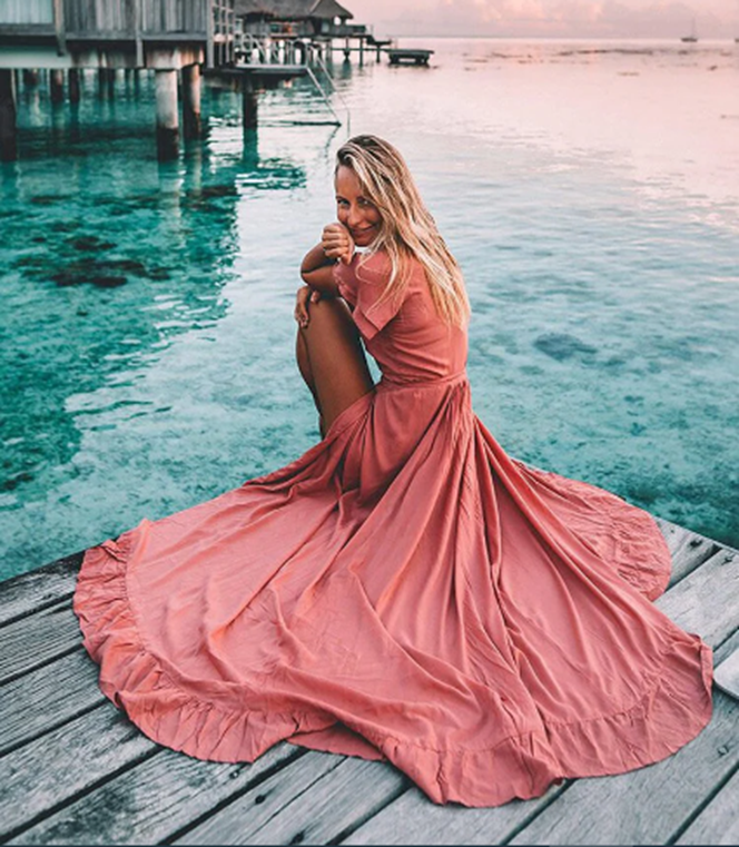 Eco-Friendly Wrap Maxi Dresses