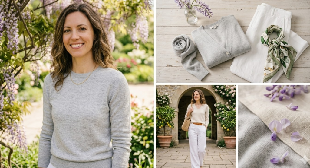Layering Cashmere in Spring