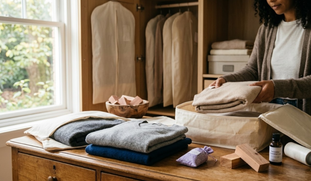 Protect Cashmere Sweaters from Moths