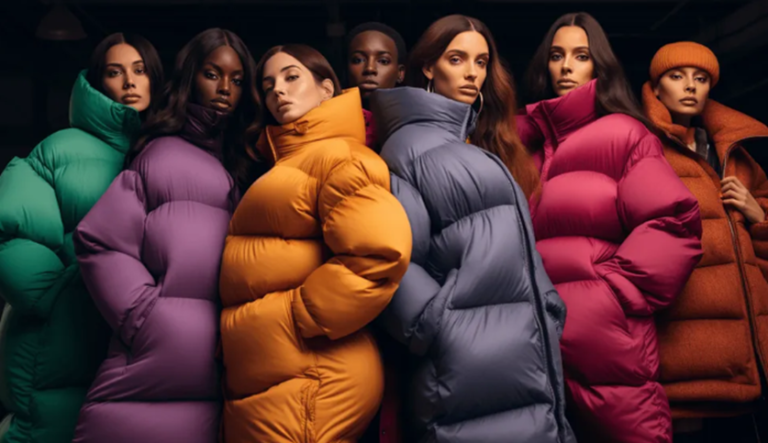 Synthetic puffer jackets