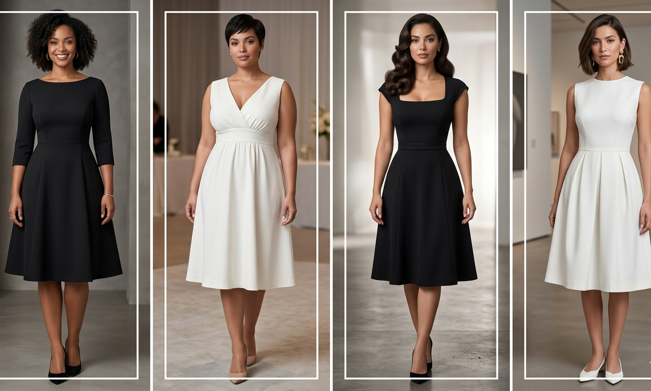 Best Body Types for A-Line Cocktail Dresses