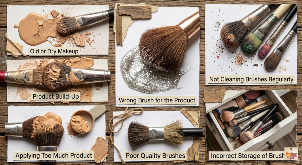 Causes Makeup Brushes Clumping