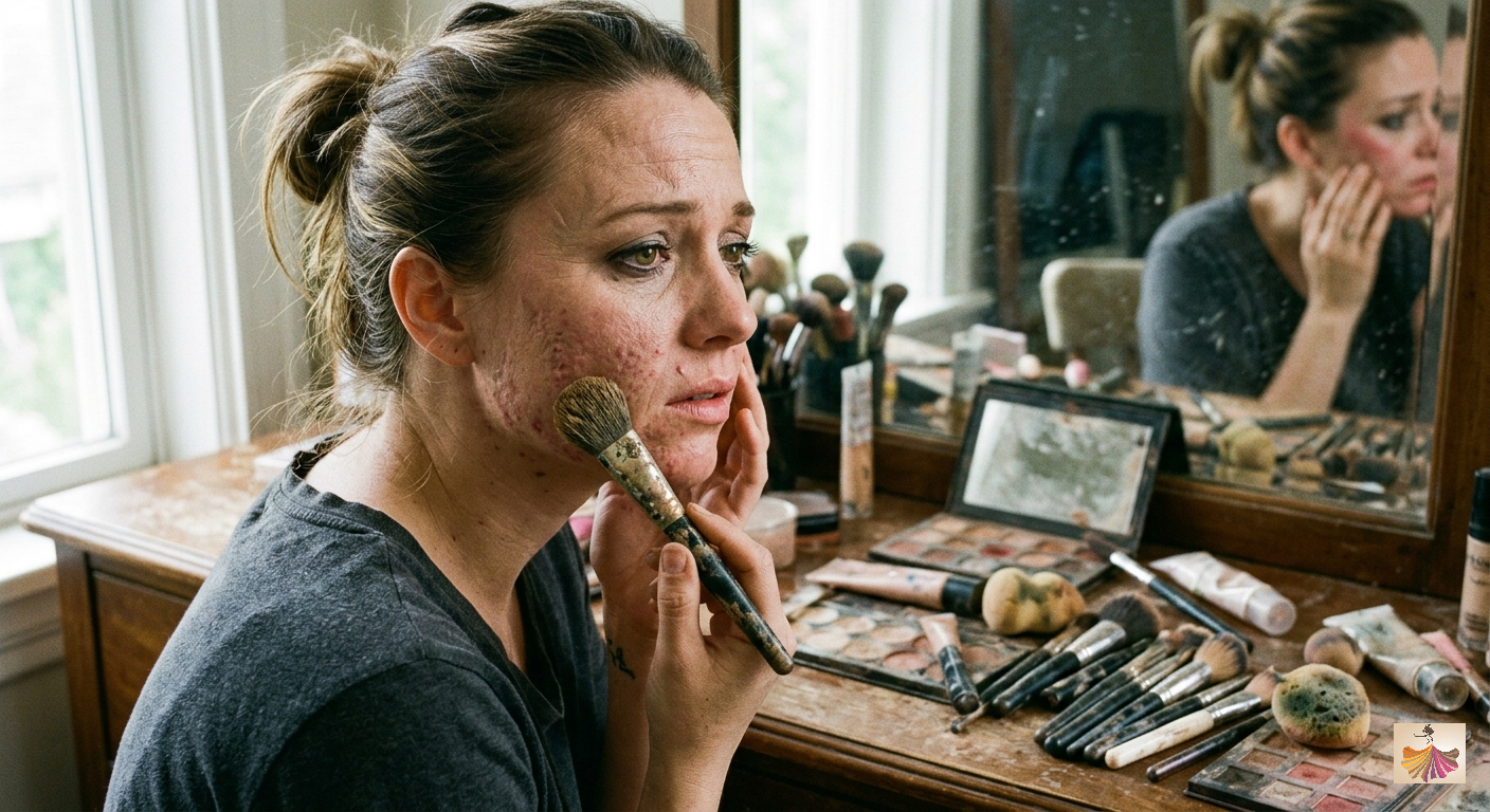Long-Term Effects of Using Dirty Makeup Brushes