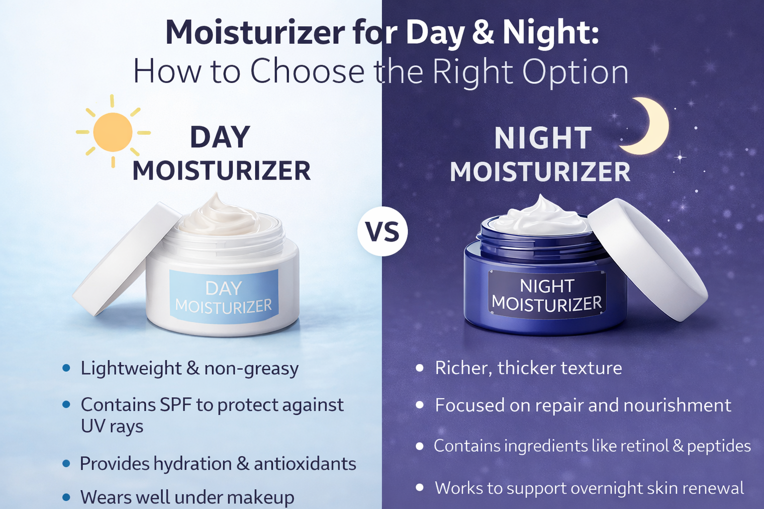 Moisturizer for Day & Night