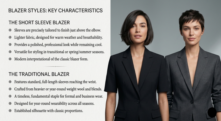 Short Sleeve Blazer Vs. Traditional Blazer