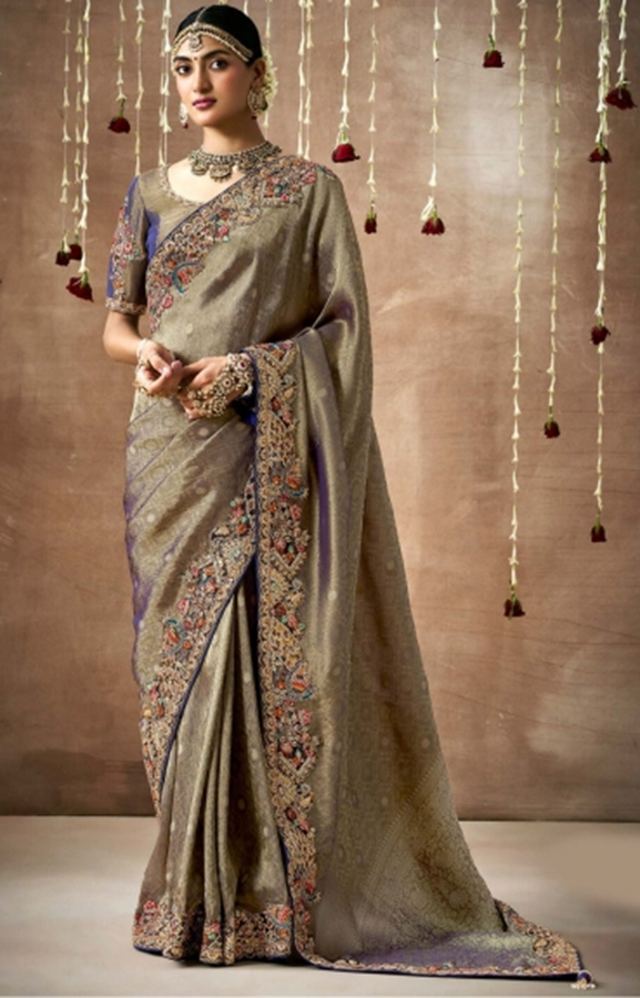 Metallic sarees