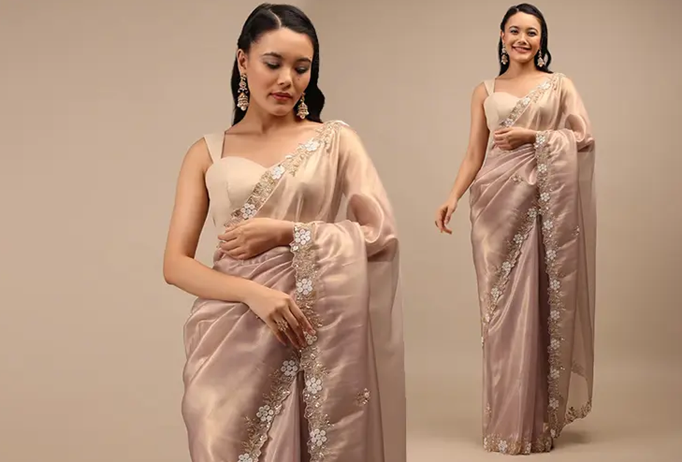Metallic sarees