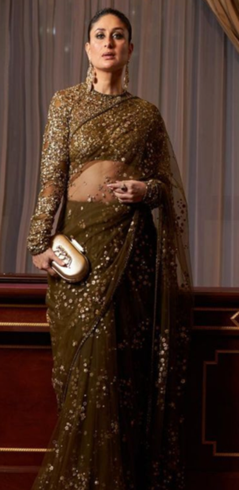 Metallic sarees