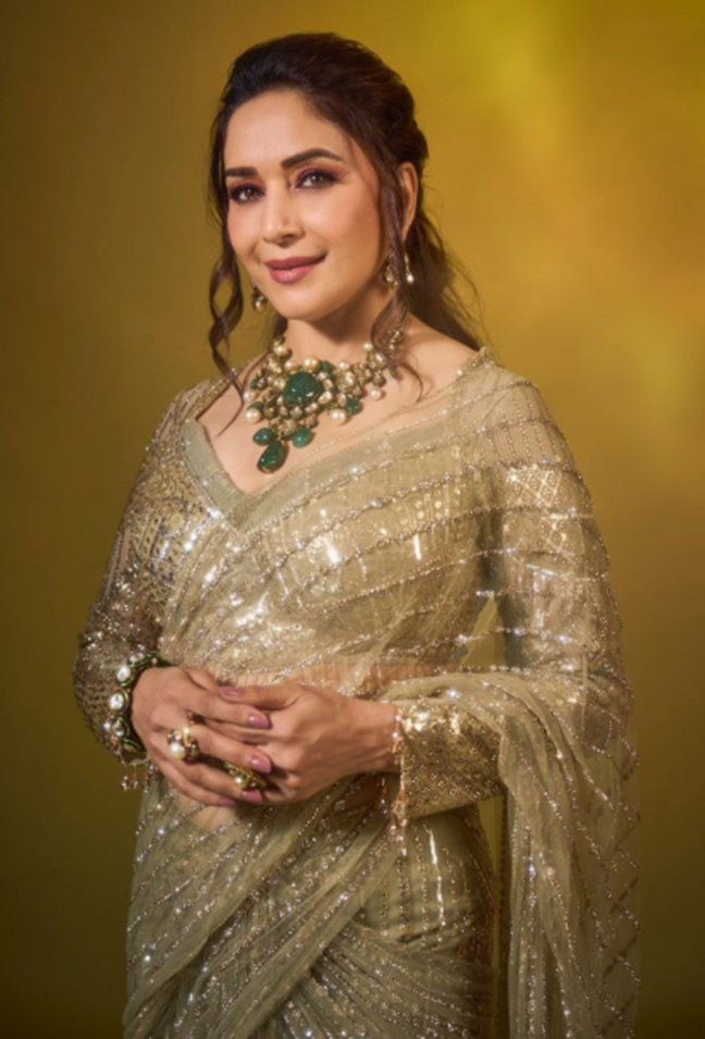 Metallic sarees