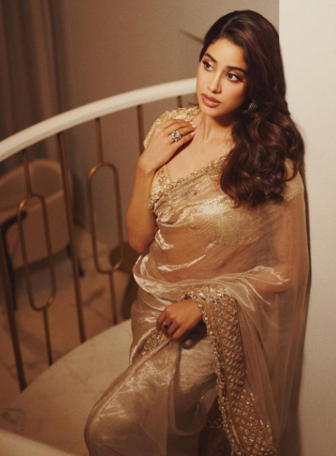 Metallic sarees