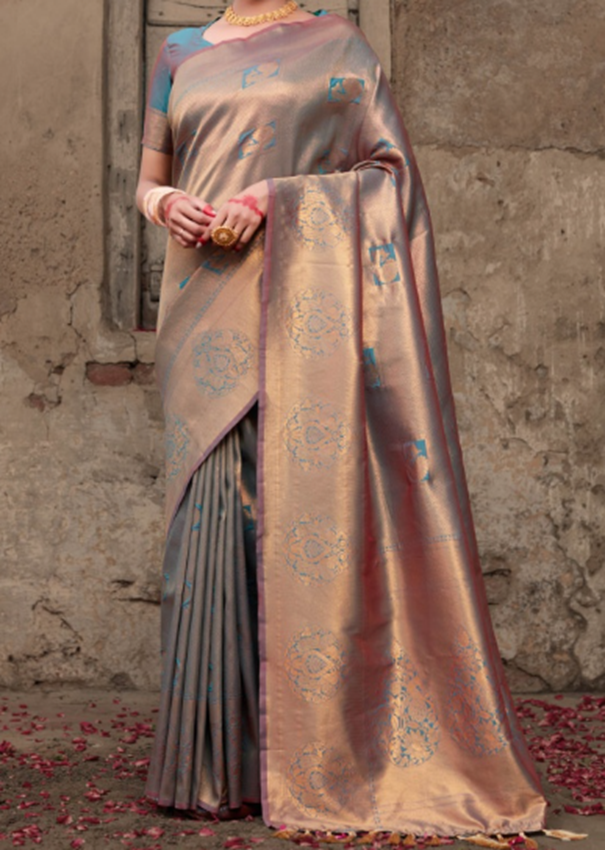 Metallic sarees