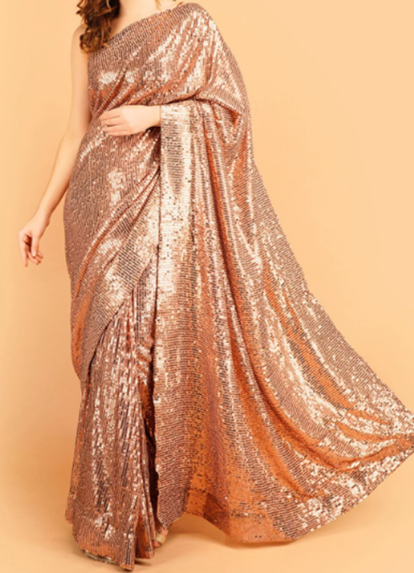 Metallic sarees