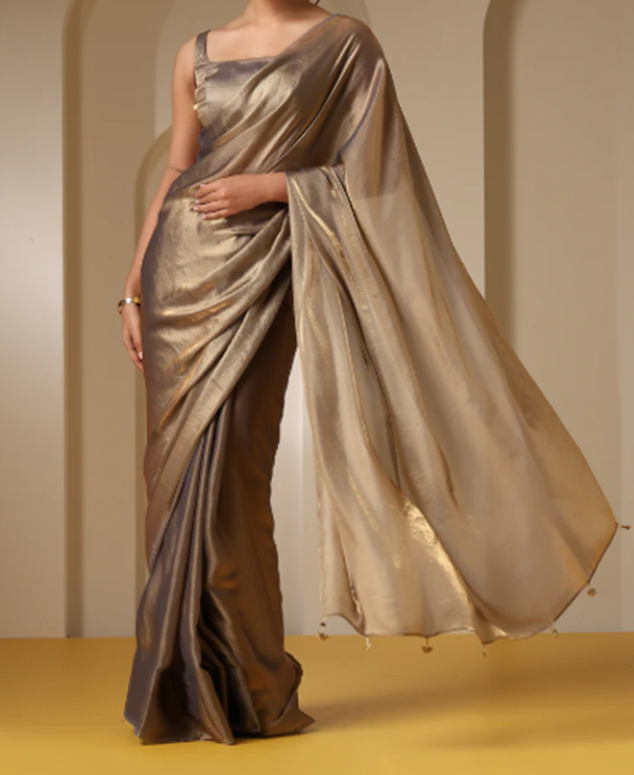 Metallic sarees