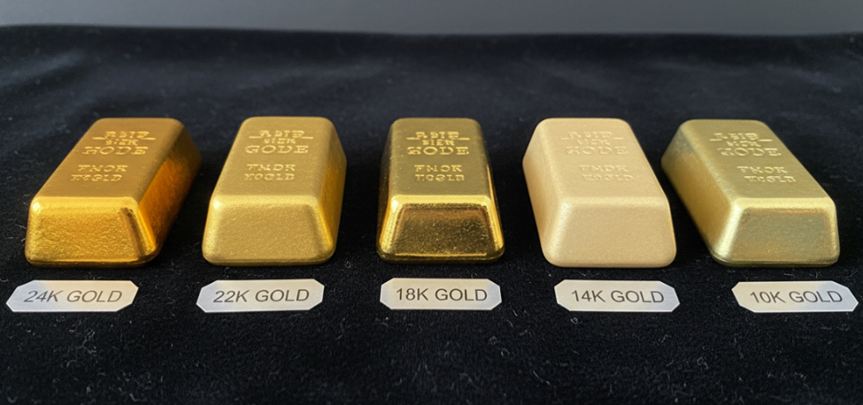 Color Variations across Karats