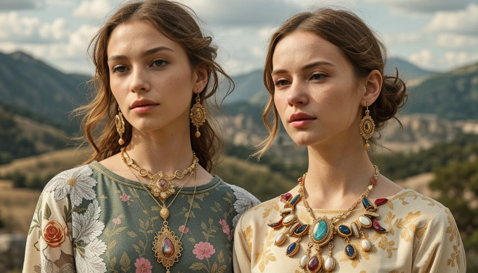 Creative Materials Blended Gold Jewelry Trends