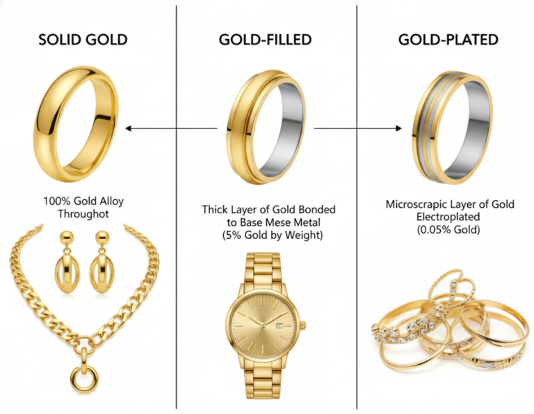 Solid Gold Jewelry