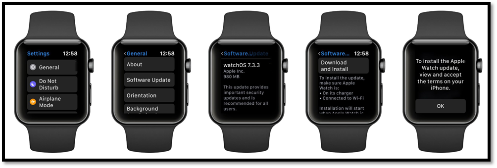 Software in Apple Watch Series 10