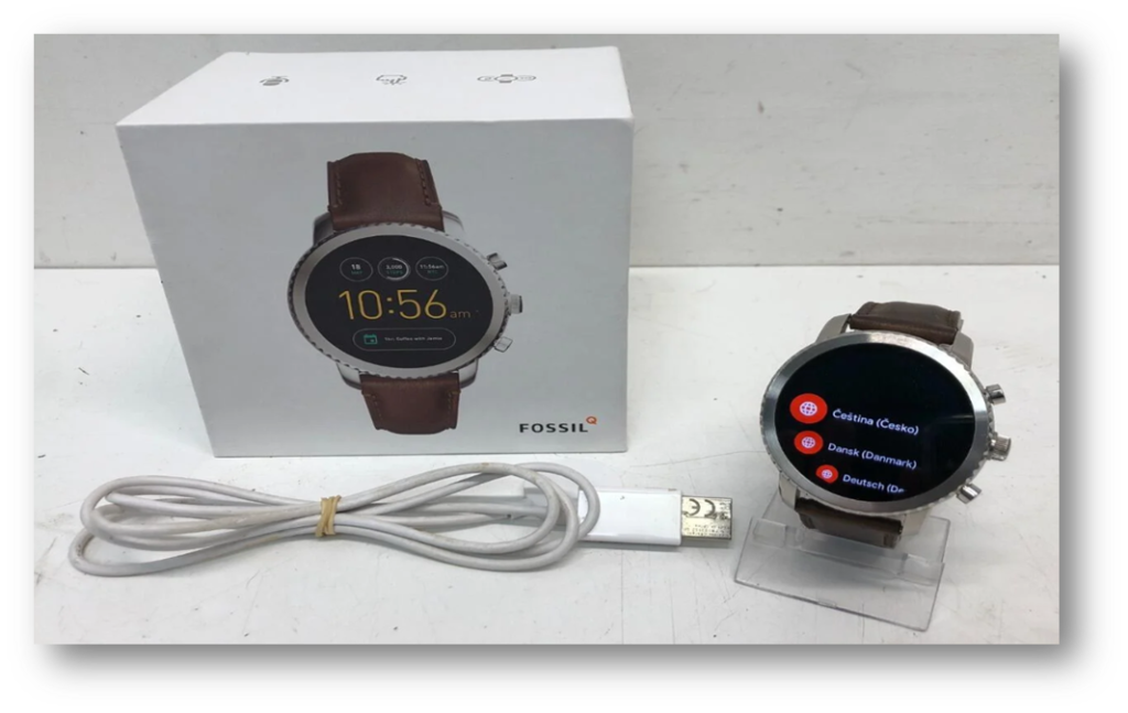 Charge with appropriate charging cables