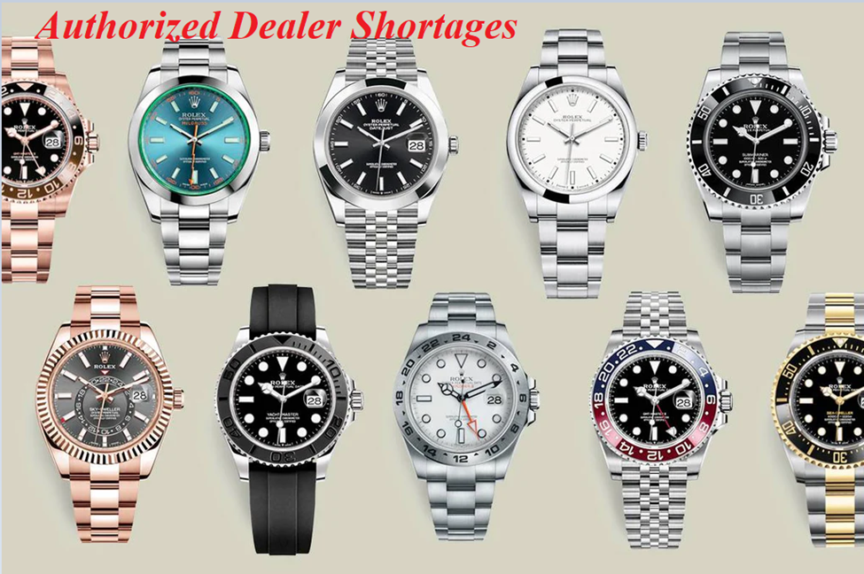 Authorized Dealer Shortages of Rolex