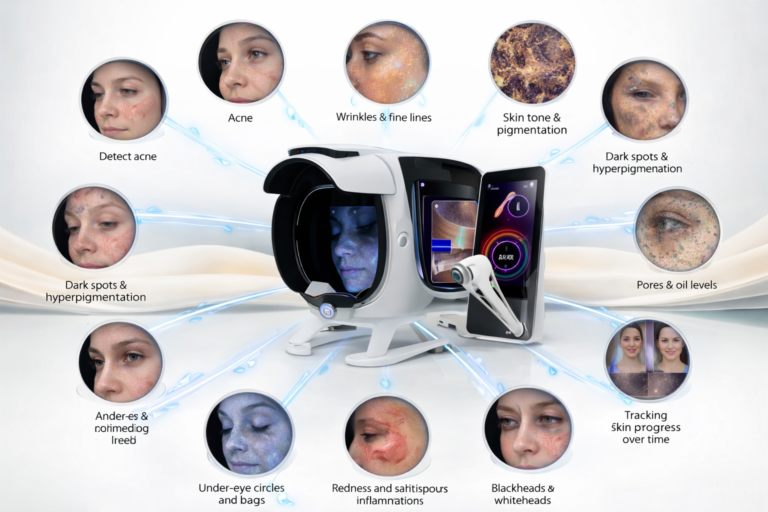 AI Skin Analyzer Mirrors Detection
