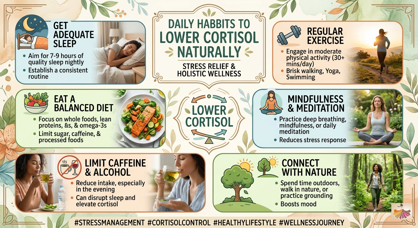 Daily Habits to Lower Cortisol
