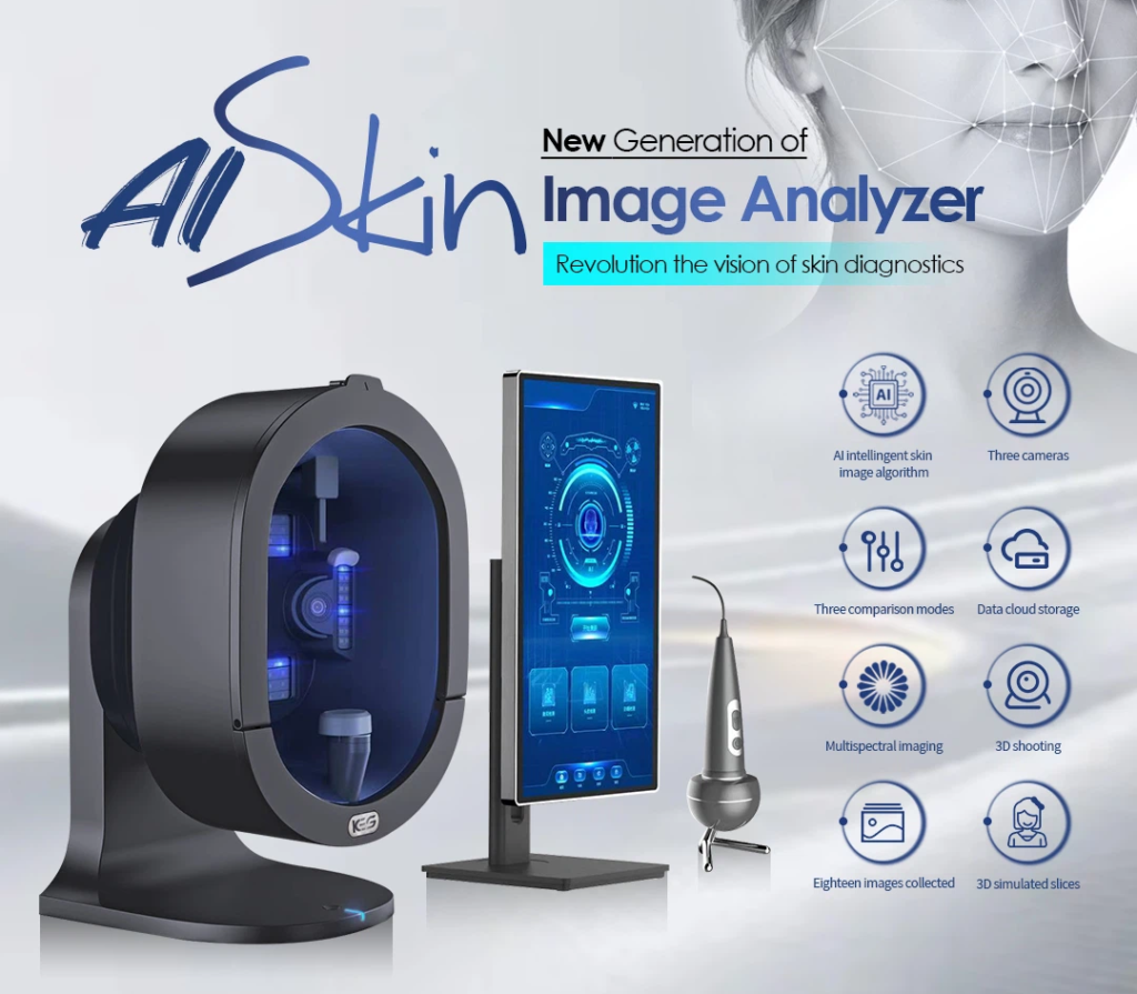 Large Professional AI Skin Analyzer Mirrors