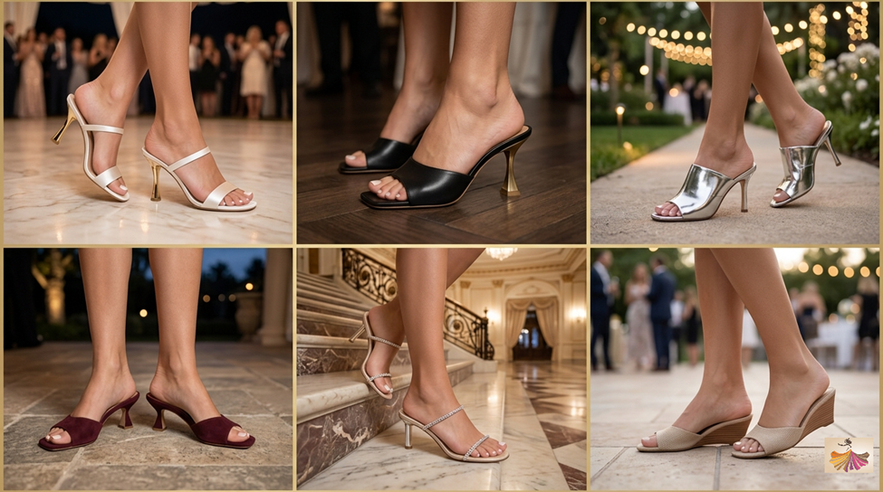 The Minimal Slide Heel Sandals