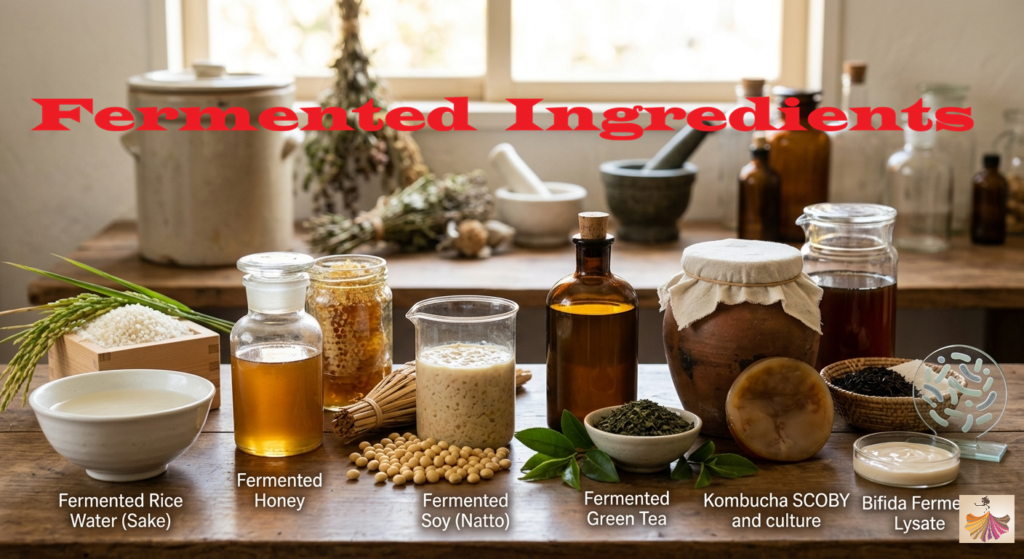 Fermented Ingredients as Key Ingredients in Microbiome Skincare