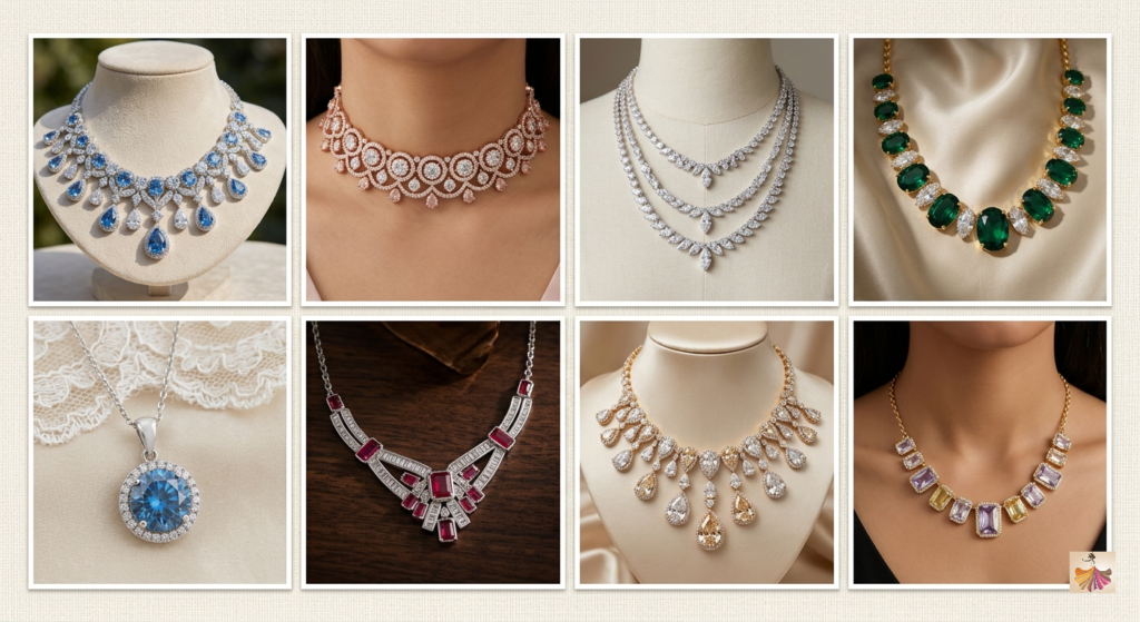 Necklaces of Zircon Gemstone