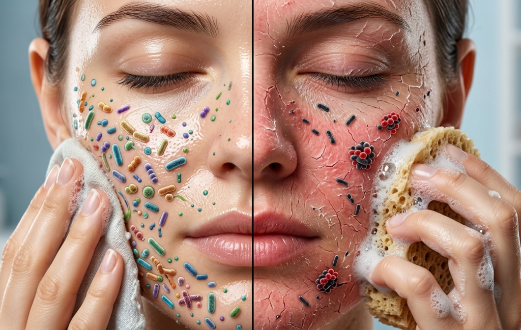 Over Cleansing causes Microbiome Imbalance