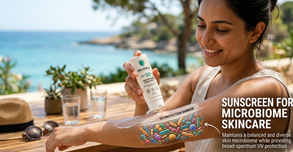 Sunscreens for Microbiome Skincare