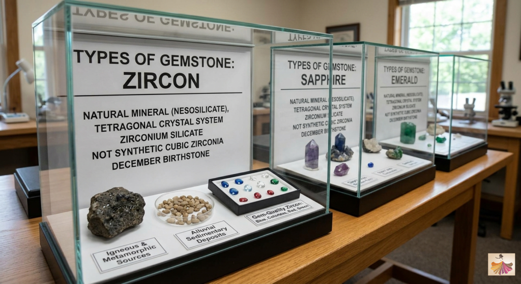 Types of Gemstones like Zircon