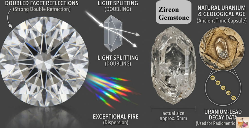 Unique charactristic of Zircon Gemstone