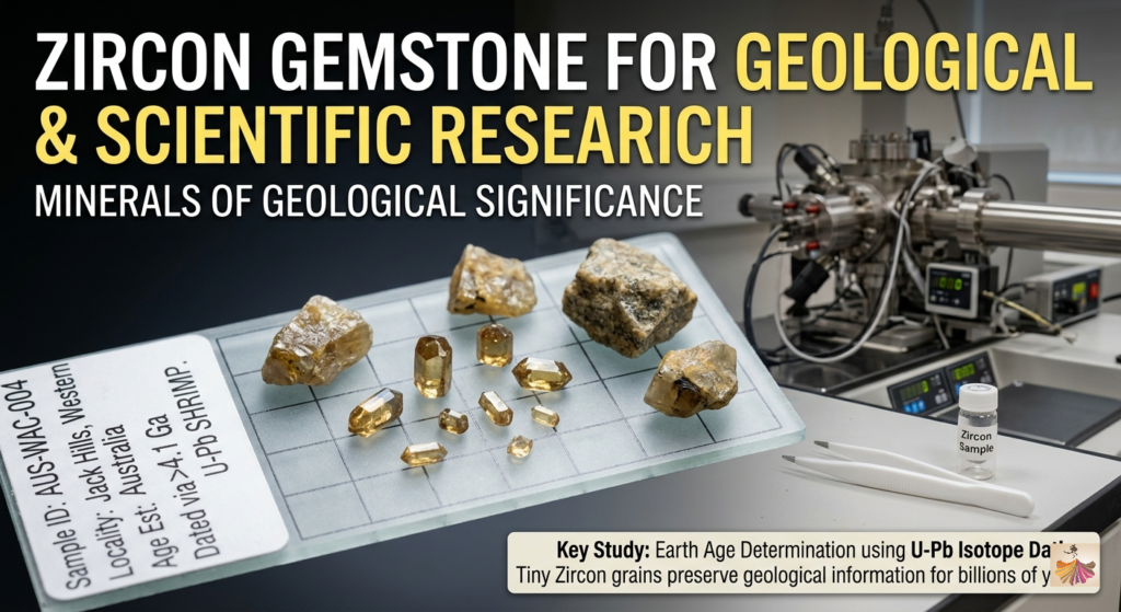 Zircon Gemstone in Geological and Scientific Research Industry