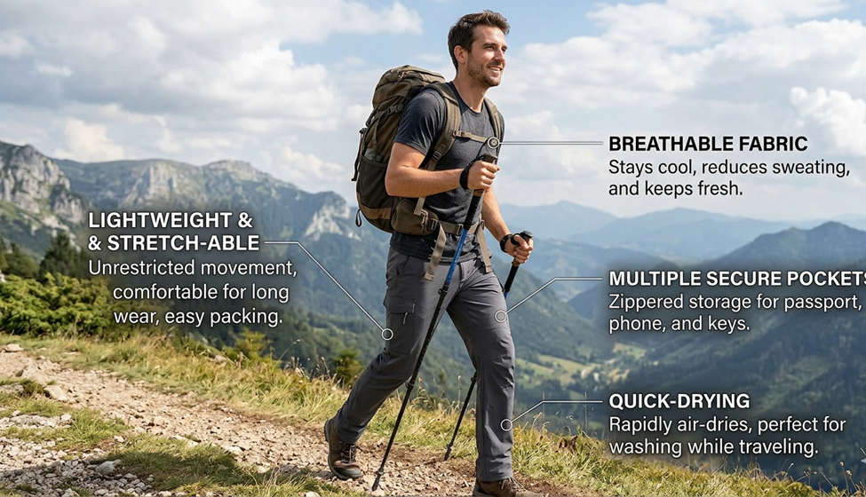 Features of Travel Pants
