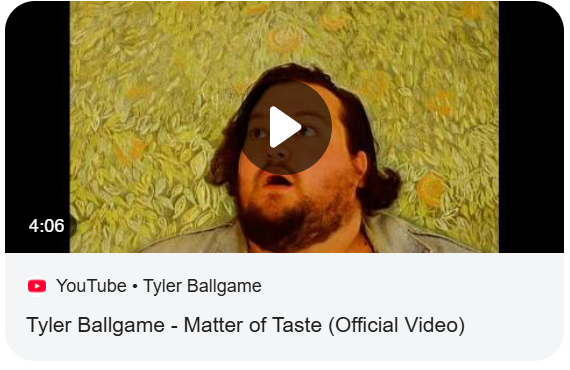 Tyler Ballgame - A Matter of Taste